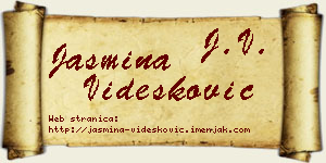 Jasmina Videsković vizit kartica